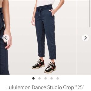 Lululemon Dance Studio Crop, True Navy